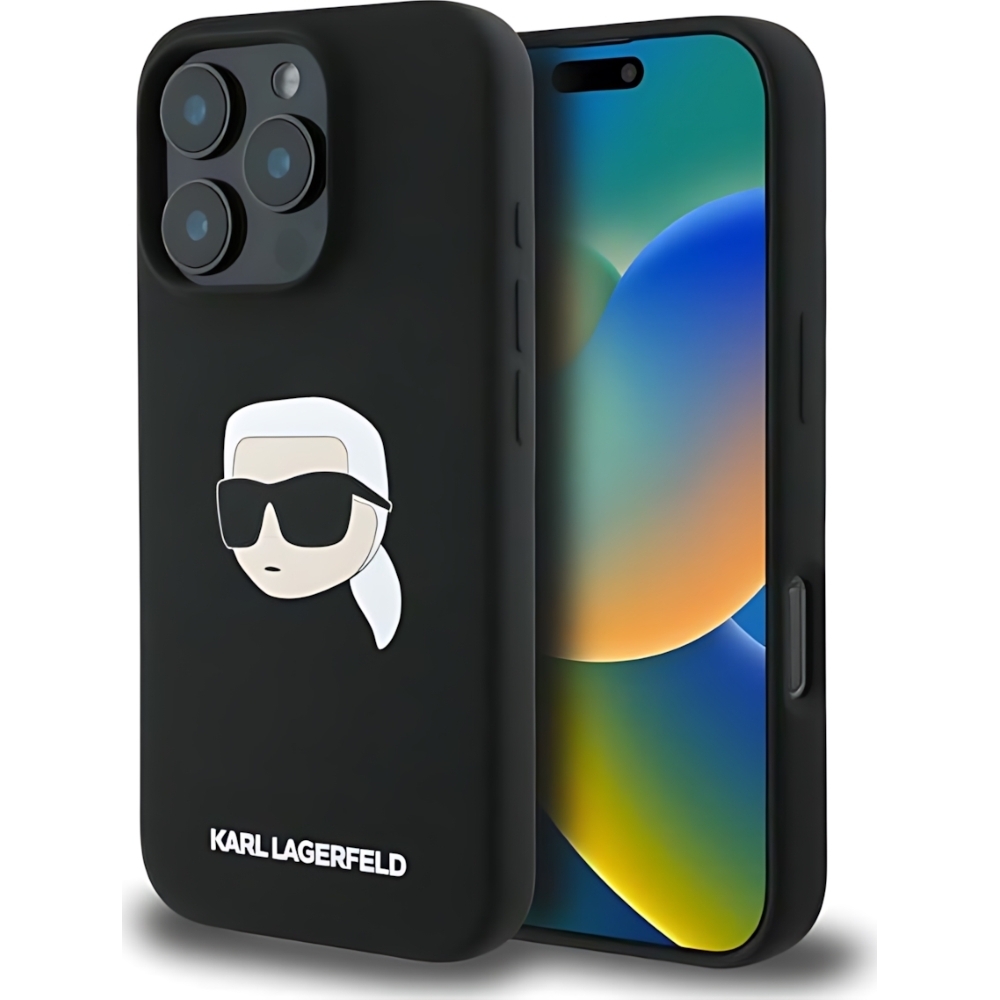 Etui Karl Lagerfeld Silicone Karl Head MagSafe dla iPhone 16 Pro Max